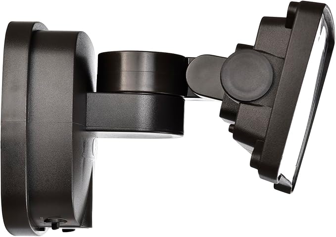 26W Flood Lights Outdoor, Integrated LED Security Light Fixture with 1 Adjustable Head, Adjustable Brightness and Color, Dusk to Dawn Exterior LED Outdoor Light for Garage Yard Porch 2-Pack (Bronze)