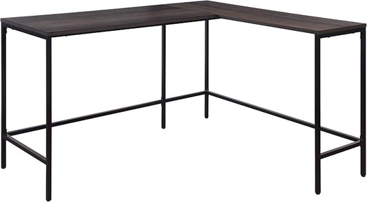 OSP Home Furnishings Contempo L-Shaped Desk, Ozark Ash
