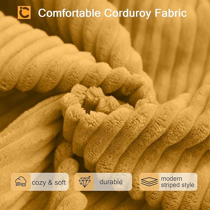 COMAX Futon Sofa Bed, 4-in-1 Floor Foldable Sofa Couch Bed Queen with L-Shaped Armrests, Convertible Folding Chair Bed Sleeper Mattress Fold Out Comfy Lounge for Living Room Bedroom, Yellow