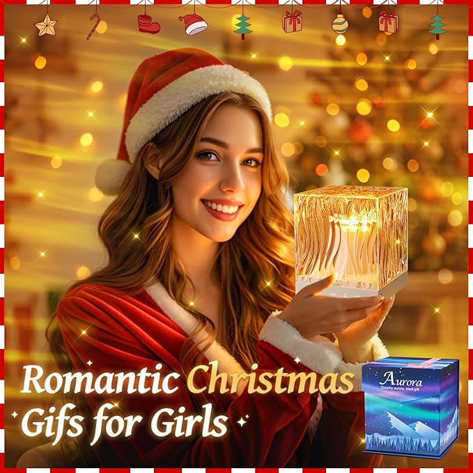 Mubarek Northern Lights for Bedroom,15 White Noise + Bluetooth Galaxy Light Projector,RGB Multi-Color Lamps for Night Stands Home Decor Living Room Night Light for Kids Christmas Gifts for Teen Girls