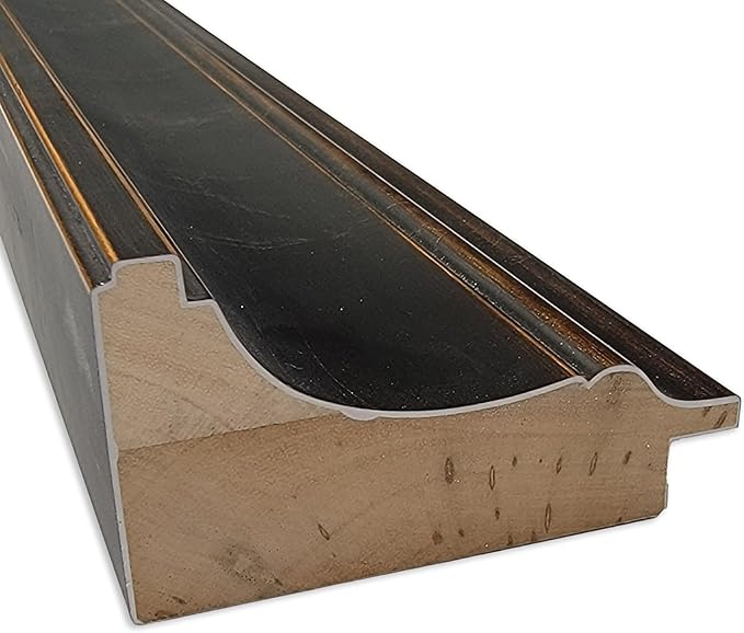 Amanti Art Bronze Full Length Mirror, 66x30 Villa Oil Rubbed Bronze Tall Free Standing Body Wall Mirror Full Length for Dressing, Casual Wood Frame, Lean on Floor or Hang, Wall Decor