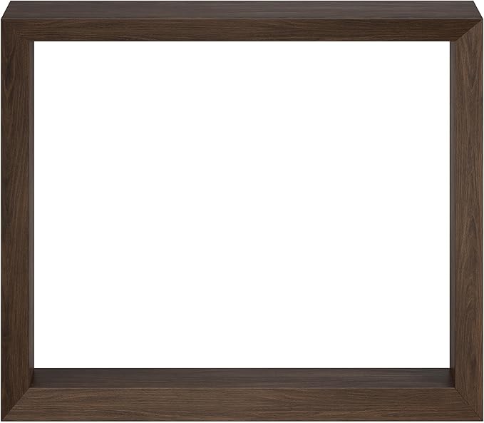 Henn&Hart 36'' Wooden Rectangular Console Table Entryway Table, Sofa Table for Entryway, Living Room, Couch, Hallway, or Office, Alder Brown