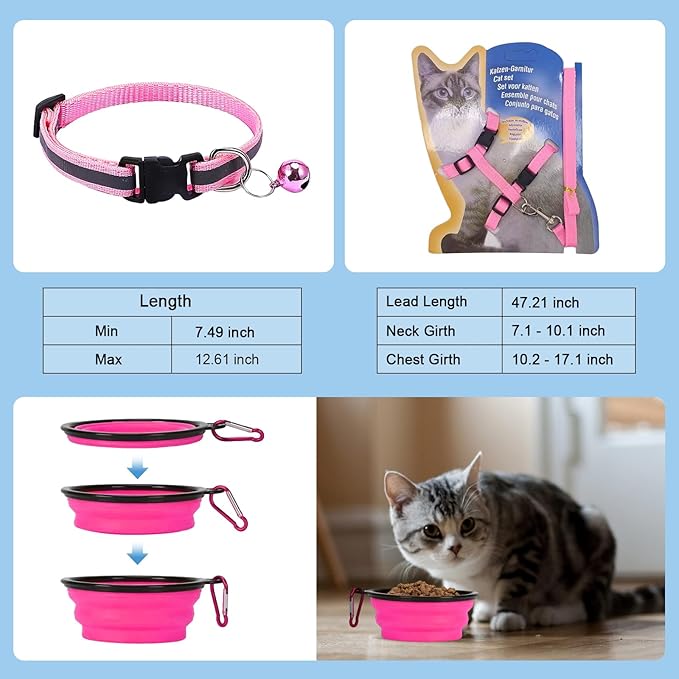 Soft-Sided Cat Carrier with Litter Box for Traveling & Camping, Pet Bag Fit Pets Up to 20lbs,17.7' * 11.8 * 11.8 inches Cat Travel Carrier Pink