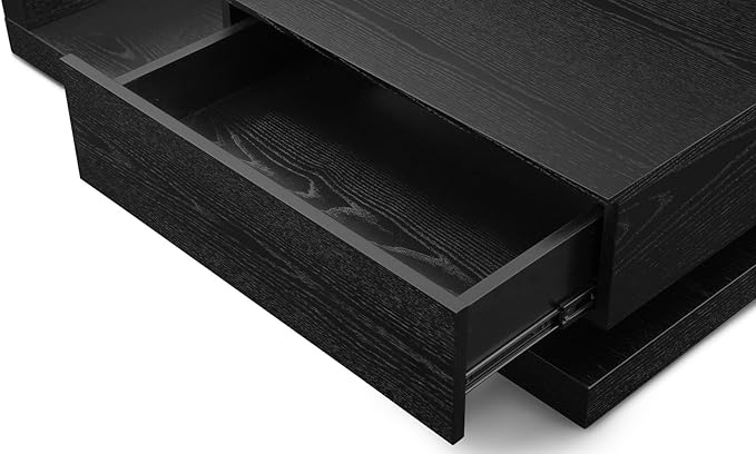 Modern Etta Black Oak Coffee Table