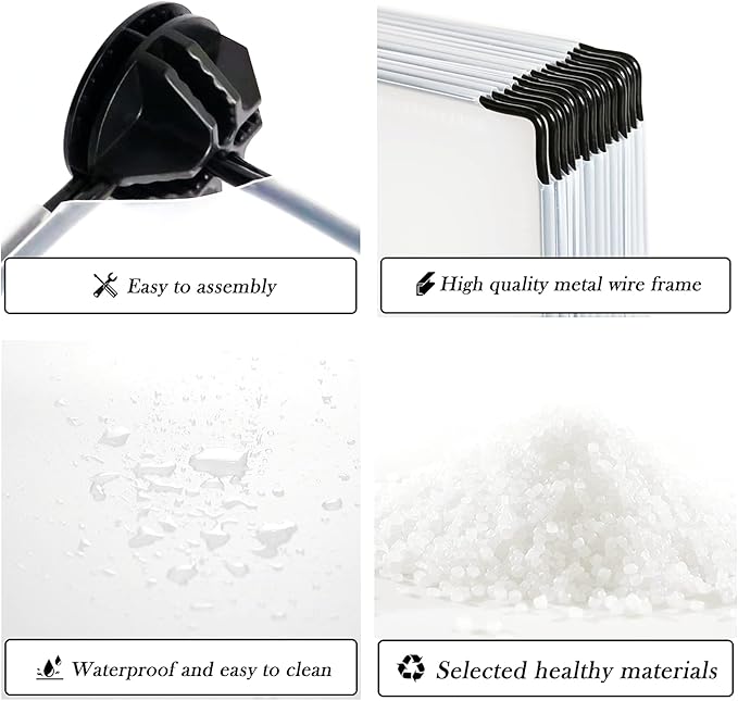 AWTATOS Closet Organizer 8 Cube Storage Shelves Clothes Organizers Closet Storage Stackable Cubby Shelving for Closet Bedroom Living Room Translucent