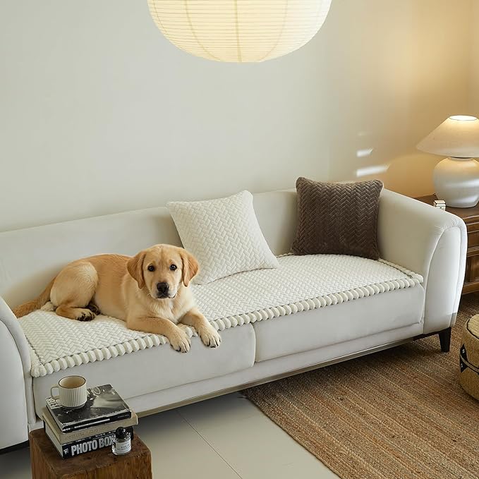 Couch Covers for 3 Cushion Couch Sofa Pet Friendly,Non-Slip Sofa Cover Washable