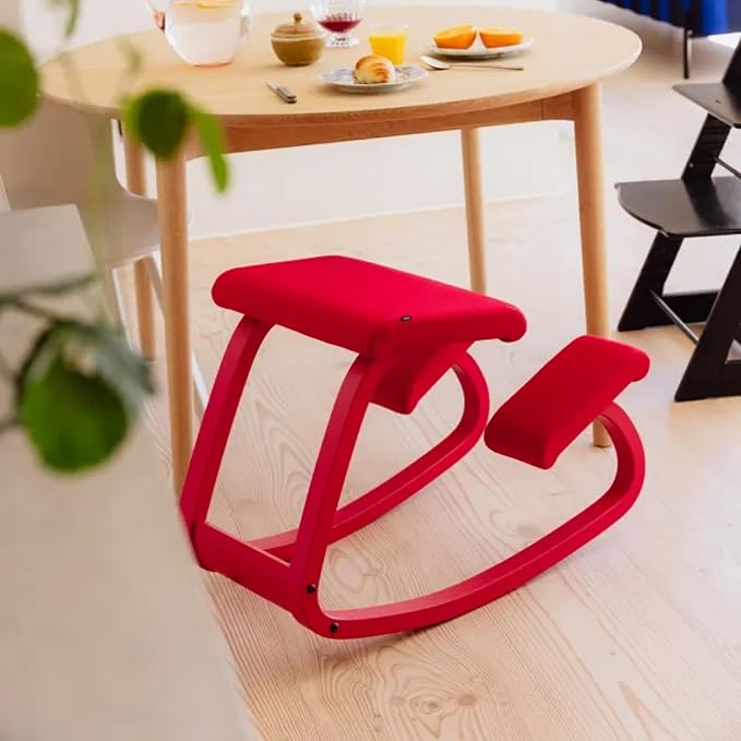 Varier Variable Ergonomic Office Kneeling Chair Forest – Active Sitting, Rocking Seat for Home, Study & Posture Support – 10 Year Quality Guarantee