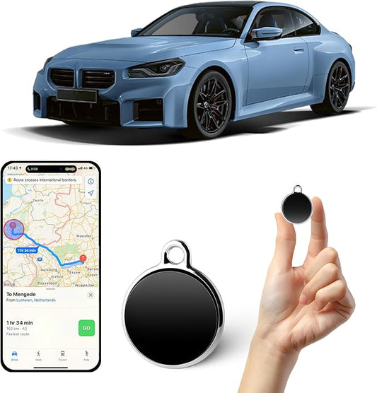 Mini GPS Tracker for Vehicles,Car GPS Tracker Portable Real Time Hidden GPS Tracking Device, Global Coverage Location for,Kids,Dogs. No Subscription Required/No Monthly Fee/No SIM Card Required1