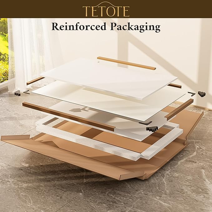 TETOTE Frameless Bathroom Mirror 24" x 36" Rectangle Vanity Mirror for Over Sink, Suitable for Bedroom, Entryway, Hallway, Home Gym, Horizontal or Vertical