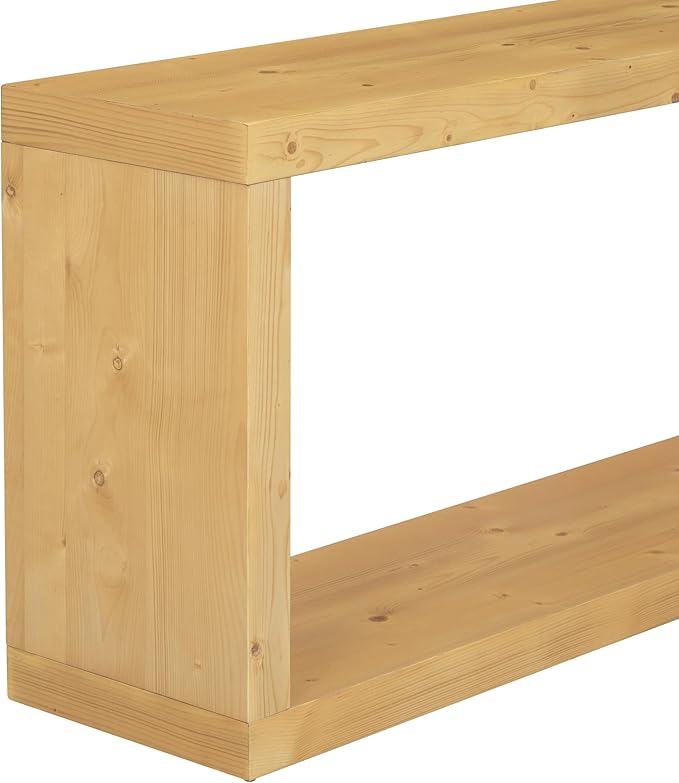 Modern Minimalist Entryway Console Table 59.6-Inch Long Entry Sofa Table with Living Room Entrance Hallway Furniture, Natural