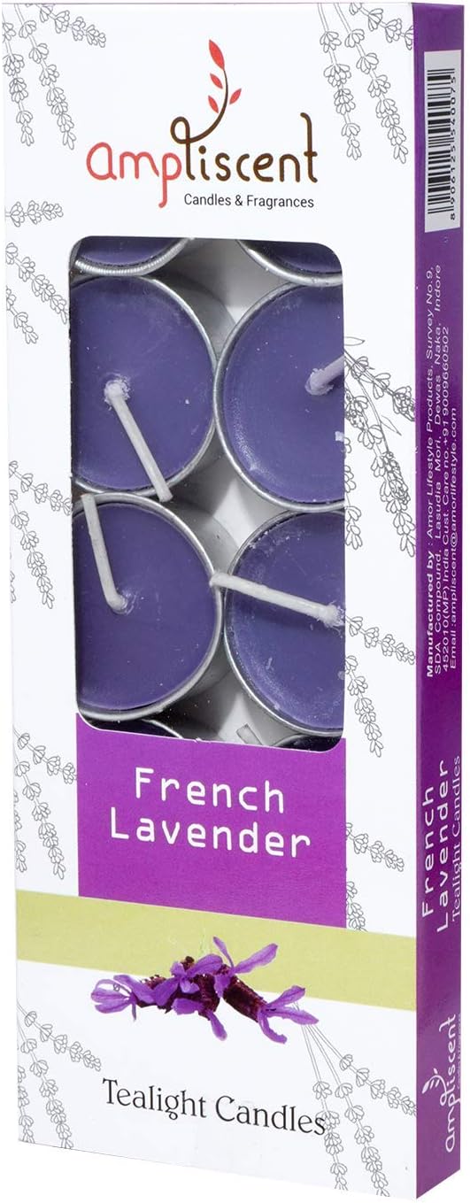 TeaLights Candles I Rose + French Lavender + Jasmine I Pack of 3-30 Premium Tealights I Long-Lasting Aroma | Scented Wax Tealights for Home Decor, Meditation, Christmas & Holiday Gifts