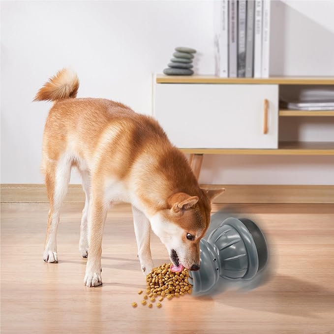 Smart Interactive Dog Chew Toy with Auto-Pause Tech ABS Chew Toys for Dogs, Treat Dispenser for Aggressive Chewers for Small or Medium Dogs