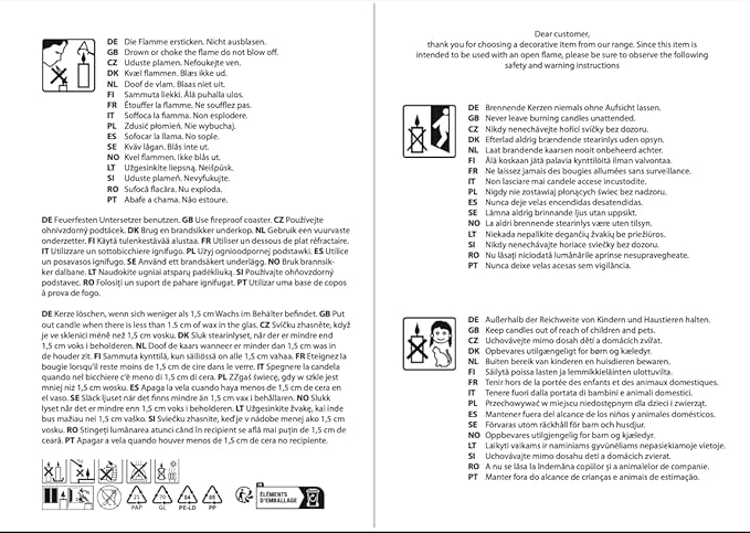 Colonial Candle Ocean Storm Scented Jar Candle, Pop of Color Collection, 3 Wick, Blue, 14.5 oz - Up to 60 Hours Burn