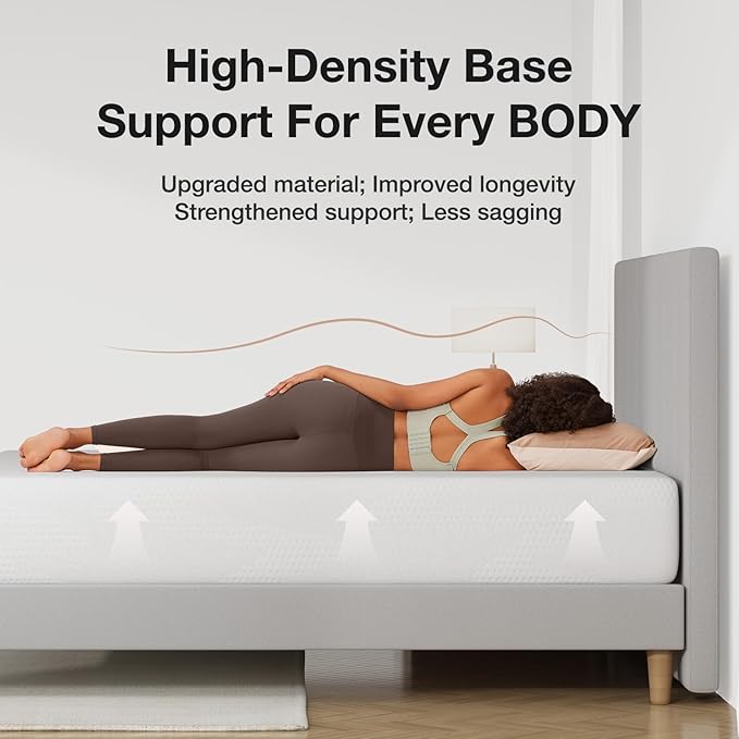 Novilla California King Mattress, 12 inch Cal King Mattress in a Box, Gel Memory Foam Mattresses for Cooling Night Sleep, Comfort Support and Pressure Relief, CertiPUR-US Certified