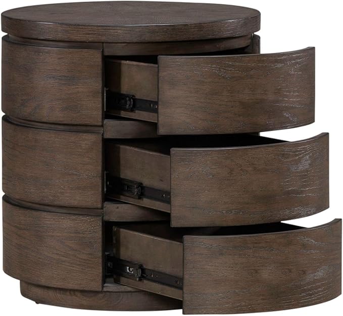 Liberty Furniture Cascade Falls Living Room Round End Table - Satin Espresso