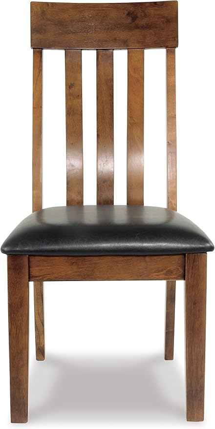 Signature Design by Ashley Ralene Rake Back 19" Dining Room Chair 2 Count, Medium Brown