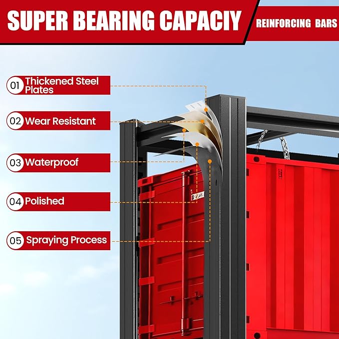 63" H Heavy Duty Garage Shelving, Metal Storage Shelves, Adjustable 5 Tier Metal Shelving Unit, Industrial Utility Rack for Garage, Warehouse, Workshop, 16" D×31.5" W×63" H, Black