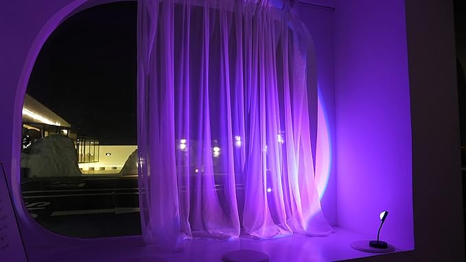 Sunset Lamp Projector Led Lights for Bedroom Night Light RGB Lights Sun Sunlight Sunrise Lamp 10w 360° Rotation Mood Lighting Home/Room Decor Christmas Gifts for Women,Desktop Remote