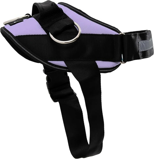 ShawnCo Essential Dog Harness, No-Pull Pet Vest with 3 Leash Clips, No Choke, Reflective, Adjustable and Padded, for Easy Walking and Training for Small, Medium and Large Dogs (ICY Lilac, XS)