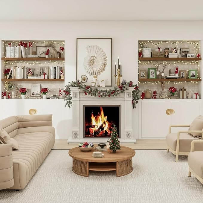 Vivelove 12 Inch Deep Floating Shelves for Wall, 24" X 12" X 2" Floating Shelf, 2 Inch Thick Shelf for Bathroom Bedroom Kitchen Book Room, Modern Farmhouse Decor Set of 2, Walnut