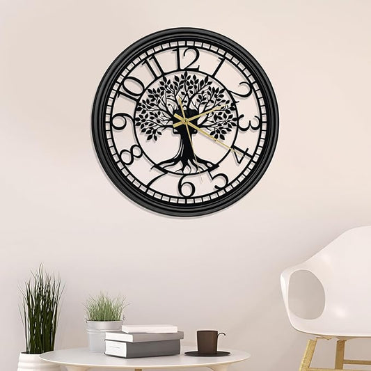 Big Wall Clock - Wall Clocks for Living Room Decor, Quiet and No Ticking Suitable for Wall Decor, Living Room Decoration, Kitchen Decoration
