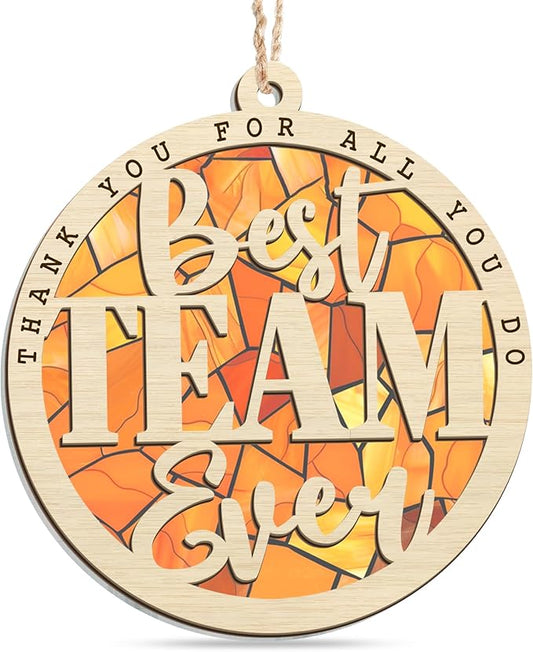 GEEMBI Team Appreciation Gifts for Coworkers - Suncatcher Christmas Ornaments 2025 for Tree Decorations - Christmas Birthday Thank You Gifts for Employee Coworkers Boss Women, Xmas Tree Decorations