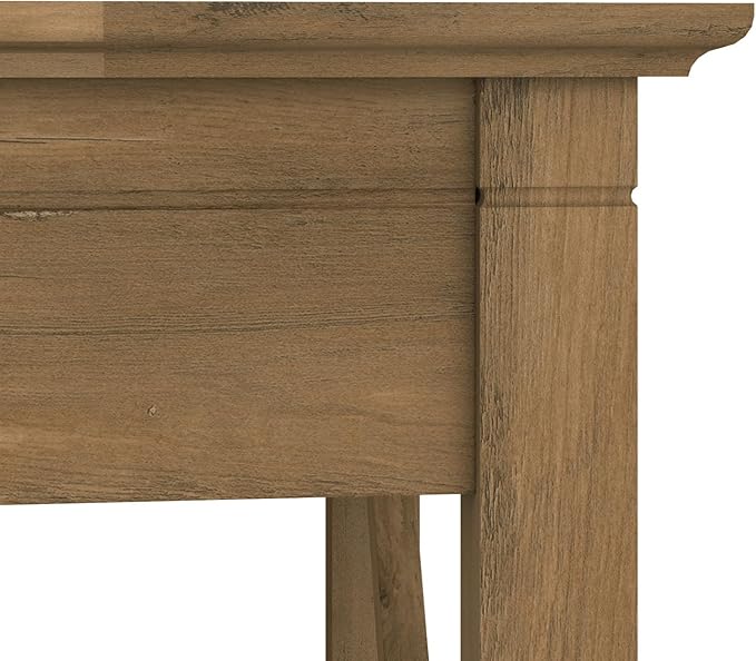 Bush Furniture Key West 60W Modern Farmhouse L Shaped Desk in Reclaimed Pine, 60-Inch Corner Computer Table for Home Office Workspace