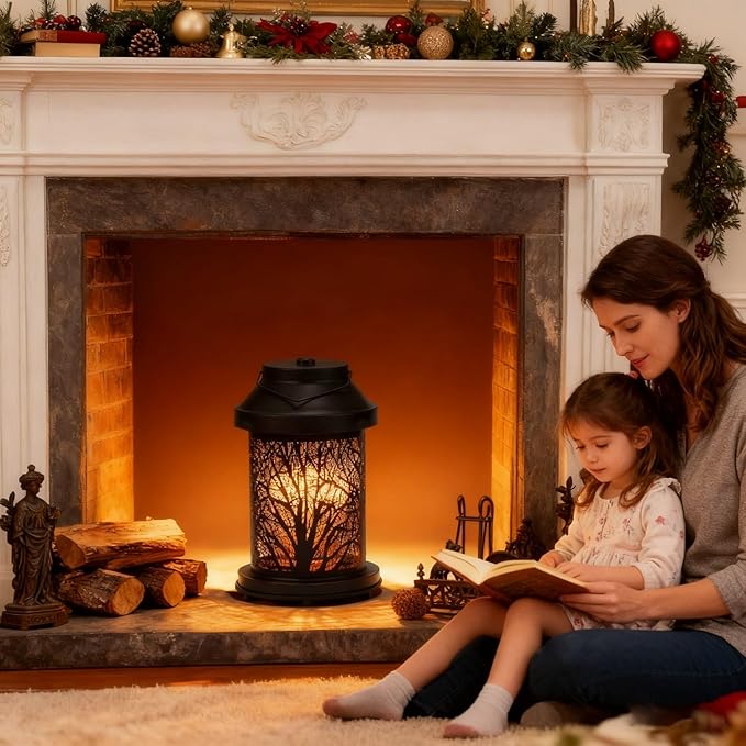 Candle Warmer Lamp - Candle Jars Warmer with Timer & Dimming Function, Electric Candle Lamp for Home Fragrance and Home Décor, Bedside Lamp, Gifts for Women Mom (2 Bulbs Included)