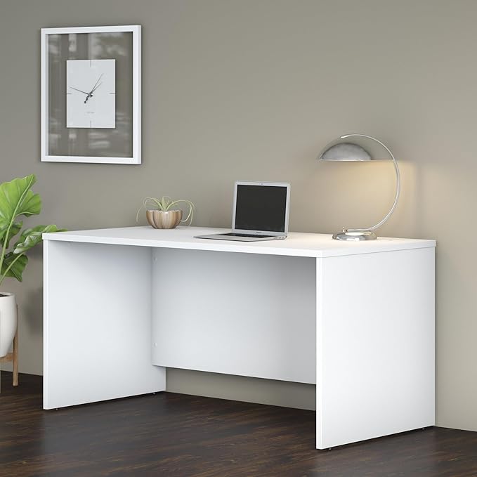 Bush Furniture BSHSCD260WH Studio C White 60W x 30D Desk Shell