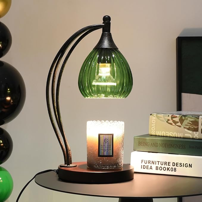 Candle Warmer Lamp, Electric Candle Warmer with Timer Dimmer - for Scented Jar Candles - Melter Lamp for Housewarming Gifts New Home Decor