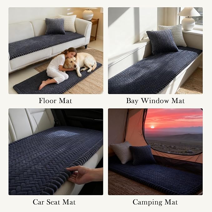 Couch Covers for 3 Cushion Couch Sofa Pet Friendly,Non-Slip Sofa Cover Washable