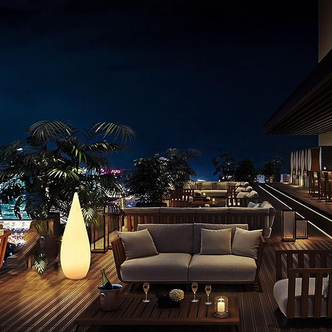 Outdoor Water Drop Lights, Waterproof Lawn Light, Courtyard Garden Terrace Atmosphere Lights, Landscape Courtyard Decorations Floor Lamps, Path Light, Modern Holiday Lamps