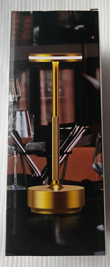 Hapfish Rechargeable Cordless Table Lamps, 5000mAh Battery Operated Lamp, 3 Color Modes, Dimmable, LED Table Lamps for Living Room,Outdoor, Dinner,Patio,Restaurant – Black