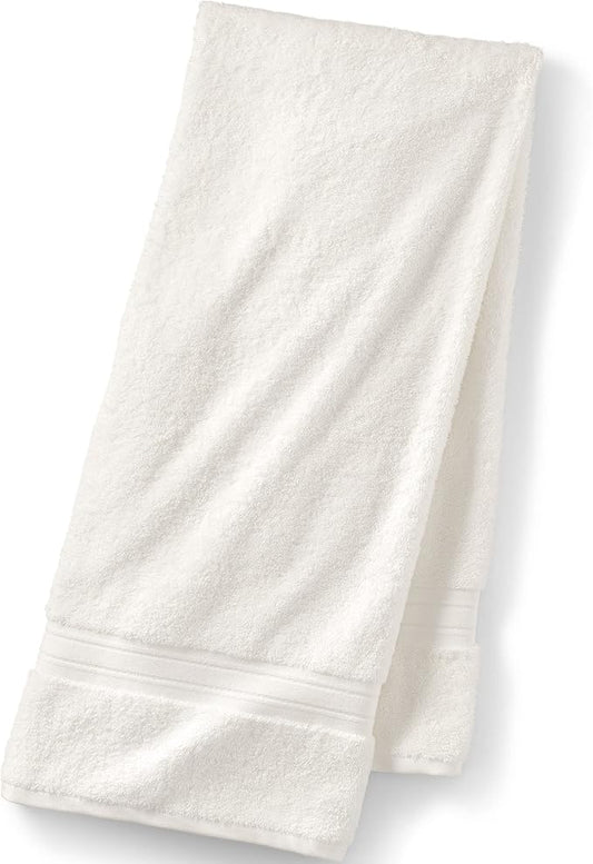 Lands' End Supima Towel Ivory Bath- Bath Sheet