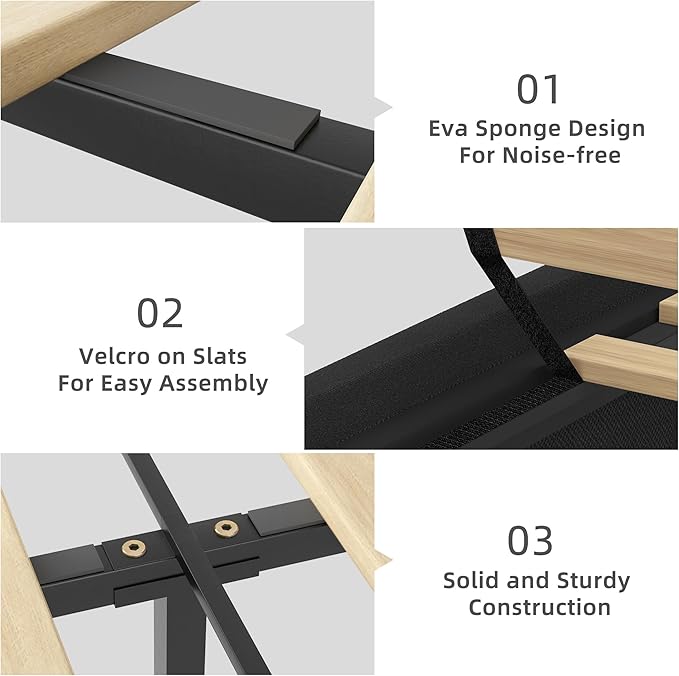 BRELTAM Black Queen Size Bed Frame with LED Light and Charging Station,Upholstered Velvet Tufed Bed Frame with 4 Storaged Drawers Platform Bed Frame with Headboard Heavy Duty Wood Slats, Noise Free