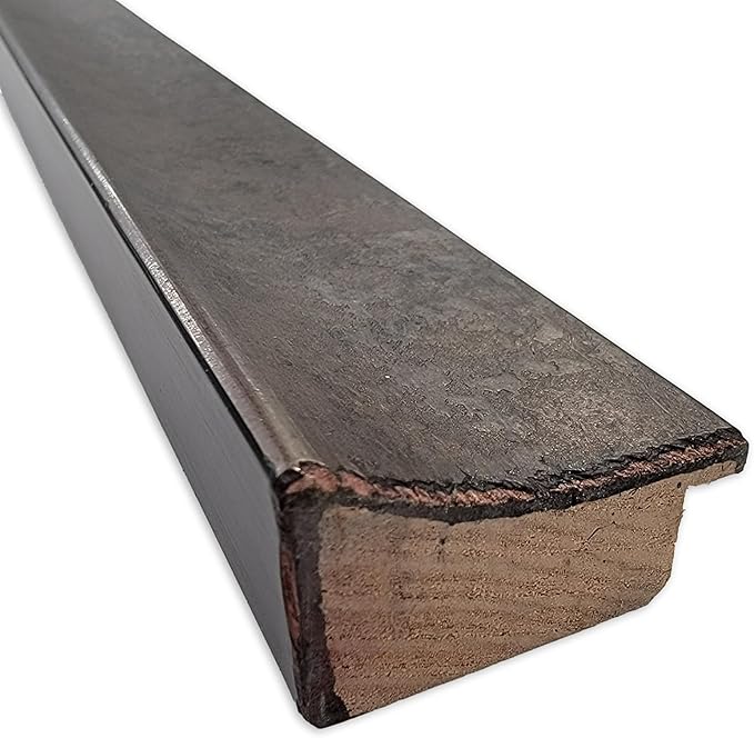 Amanti Art Bronze Full Length Mirror, 63x27 Dappled Light Bronze Narrow Tall Free Standing Body Wall Mirror Full Length for Dressing, Modern Wood Frame, Lean on Floor or Hang, Wall Decor