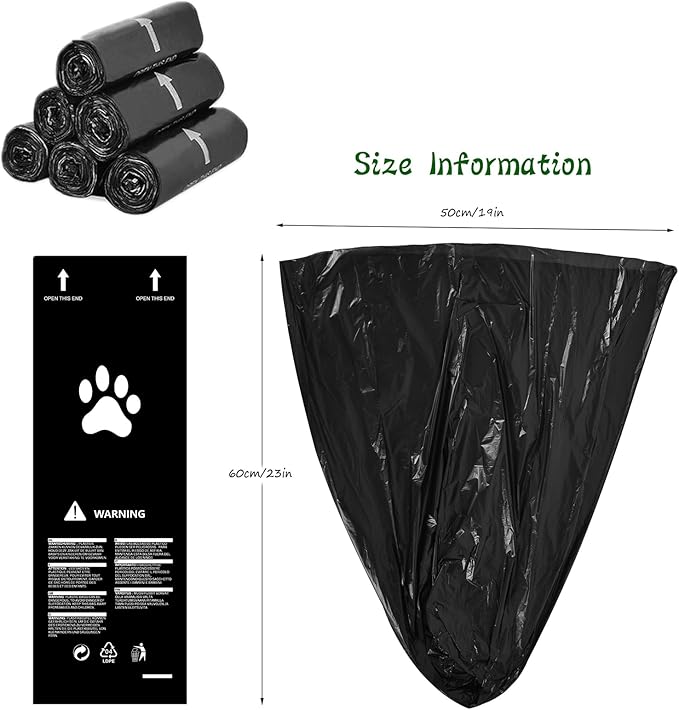 Dog Poop Trash Can with Lid for Outdoors，3.2 Gallon Trash Can with Activated Carbon Filter & Plastic Bags, Pet Waste Container，UP12L-GY-F+90BK