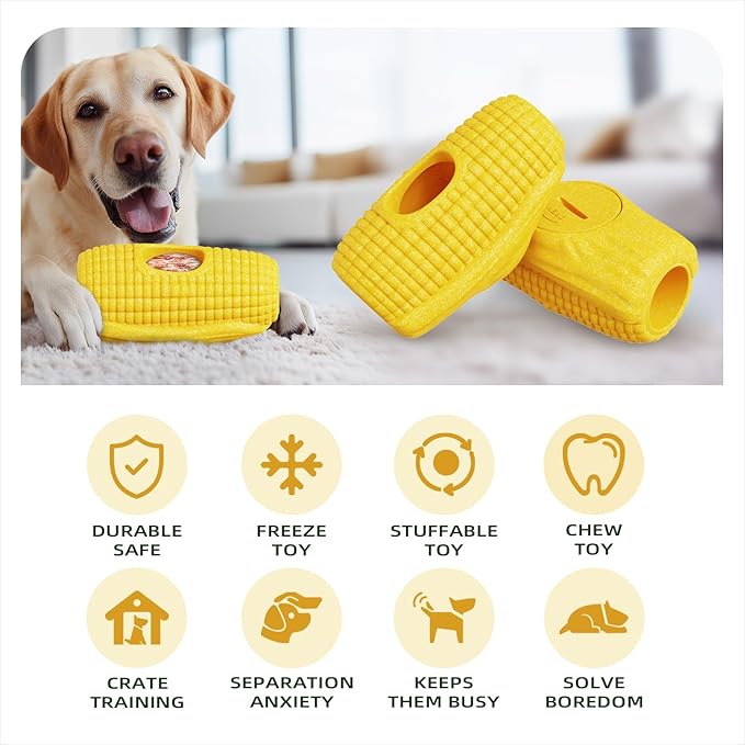 Multi-Functional Interactive Dog Toys for Aggressive Chewers, Indestructible Dog Toys for Small/Medium/Large Breeds,Frozen Dog Treat Holder to Keep Them Busy,Reduces Anxiety