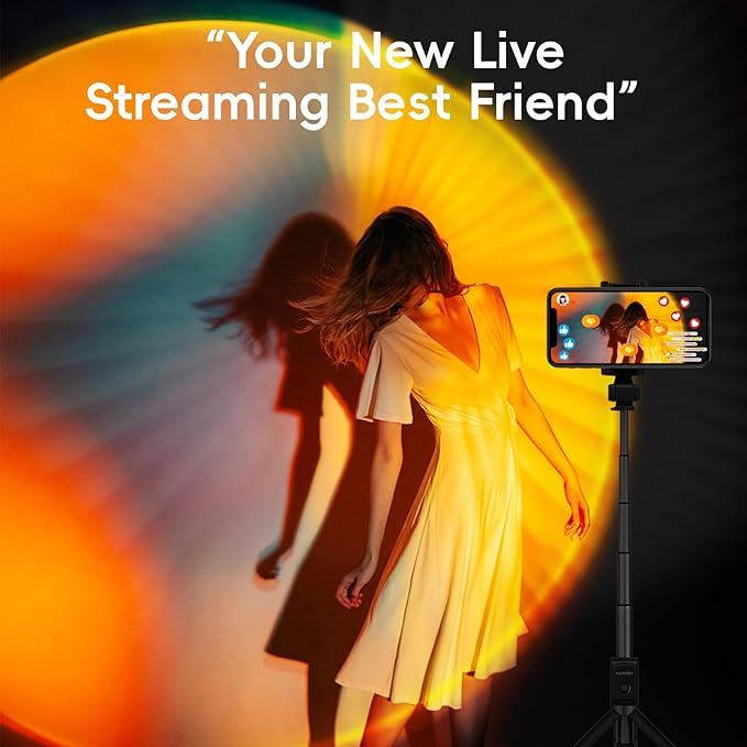 LED Sunset Lamp - Sunset Lights Night Lights LED Projector Floor Lamp Atmosphere Light Night Light for Bedroom Livingroom Party Bar Store, USB Charging