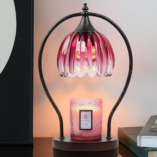 Candle Warmer Lamp, Dimmable Candle Warmer with Timer, Vintage Candle Wax Warmer for Jar Candles House Warming Gifts New Home, Birthday Gifts for Mom Women, Home Decor for Bedroom Living Room