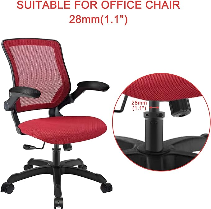 MySit Gas Lift Cylinder Removal Tools 28mm/1.1-Inch, Removal Tools Sets for Replace Office Chair Cylinder, Fix Sinking Office Chair Stainless Steel Chair Saver for Stop Sinking - 2 Pieces