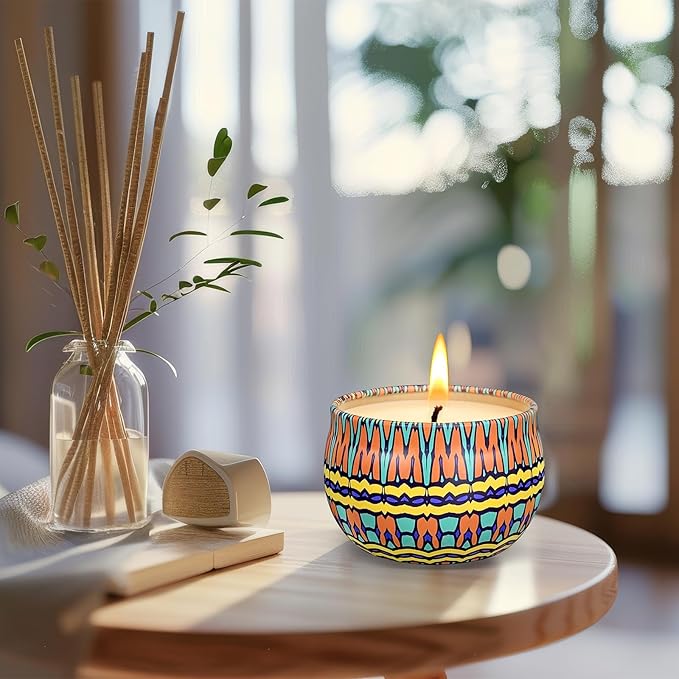 Scented Candles Gift Set, 12 Pack Candles for Home Scented, 300 Hour Long Lasting Soy Candle, Birthday Gifts for Women, Aromatherapy Candle for Stress Relief, Relaxation, Bath, Yoga