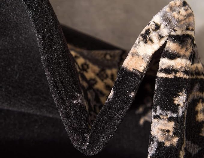 Unique Loom Reza Collection Traditional Persian Style Area Rug, 4 x 6 ft, Black/Beige