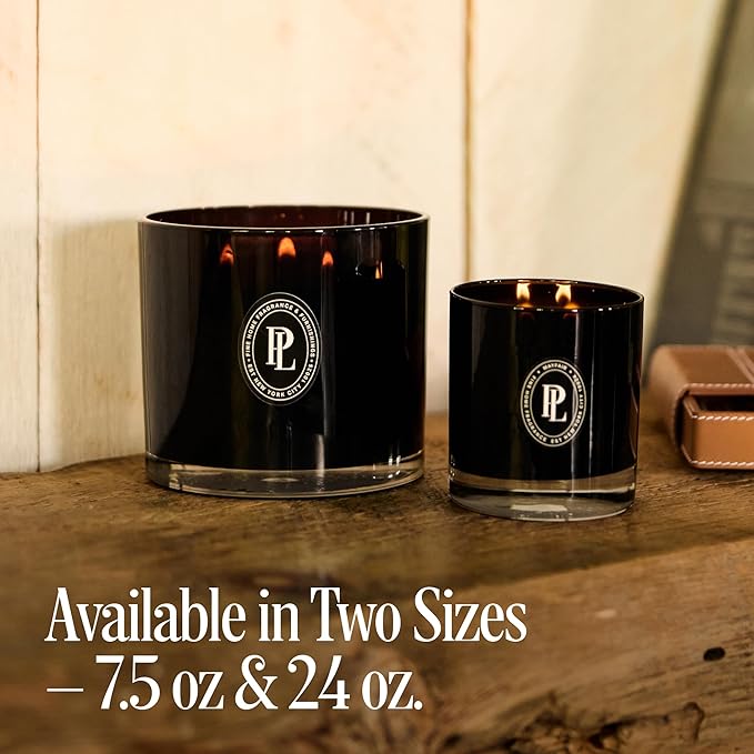 Preston Lane Luxury 3-Wick Scented Candle, Mayfair, 24 oz Hand-Poured in USA | Long Burn Time (40–50 Hrs), Vegan Soy Wax Blend, Decorative Ceramic Vessel, Fine Italian Fragrance