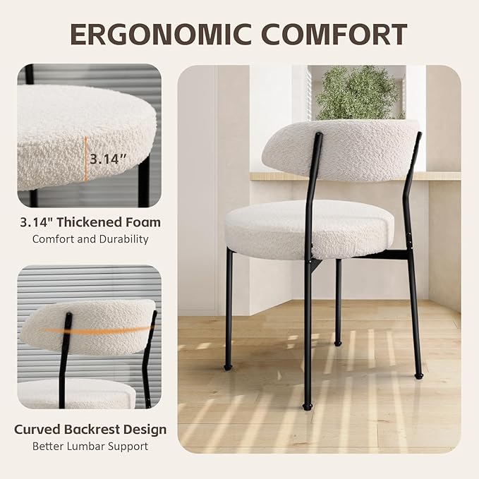 SoarFlash Kitchen Table and Chairs for 2, 24" Dining Table Set for 2 with Velvet Upholstered Chairs, 3 Piece Round Kitchen Table Set, Dining Room Table Set for Small Space, Apartment