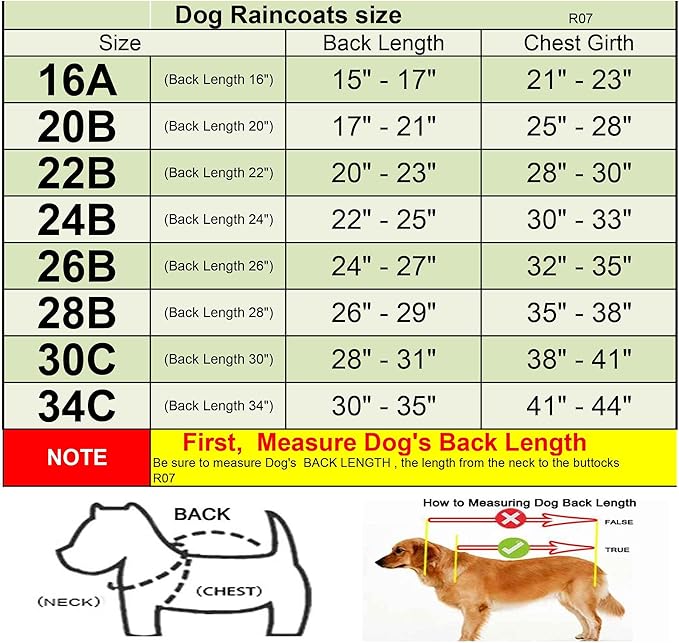HAPEE Dog Raincoats with Reflective Strip Hoodie,Poncho Jacket for Large Dogs (D4-Pink, 16A (Back Length 16"))