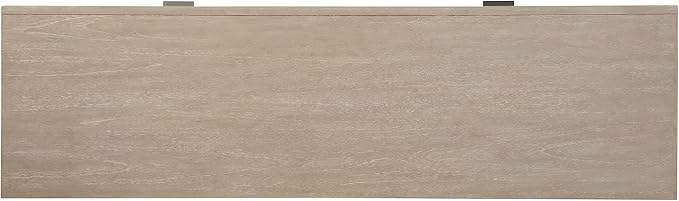 Hekman Furniture Sofa Table Scottsdale Finish, 2 Box Drawers Single Bottom Shelf Square Metal Legs Wooden Surface, Mindi Veneer Solid Material Best Coffee Table for Living Room & Home Decor