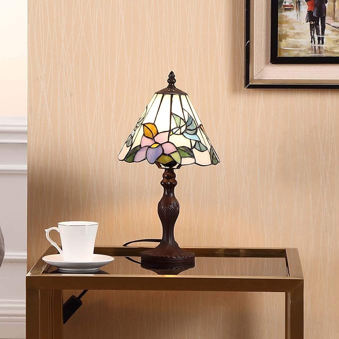 Bieye B10718 Antique Brown Table Lamp Base with E26 Light Socket, 4" Wx14.5 H