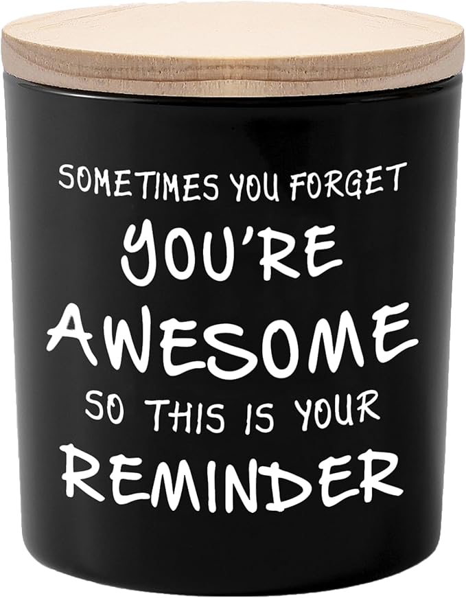 BFJLIFE Candles Gifts for Men Unique Valentines Fathers Day Christmas Anniversary Birthday Gifts for Him Brother Boyfriend Husband Stocking Stuffers for Men Novelty Sandalwood Scented Soy Candle