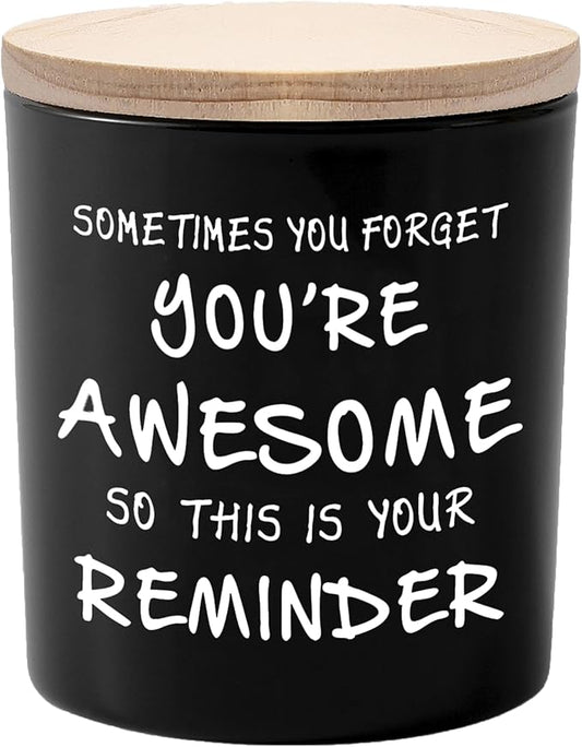 BFJLIFE Candles Gifts for Men Unique Valentines Fathers Day Christmas Anniversary Birthday Gifts for Him Brother Boyfriend Husband Stocking Stuffers for Men Novelty Sandalwood Scented Soy Candle